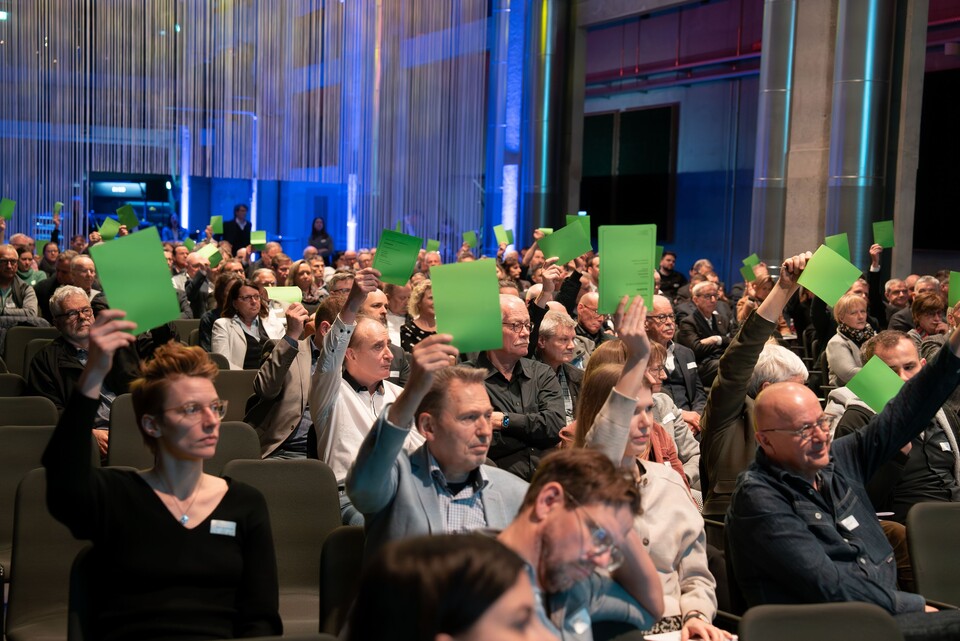 Abstimmung bei einer Generalversammlung